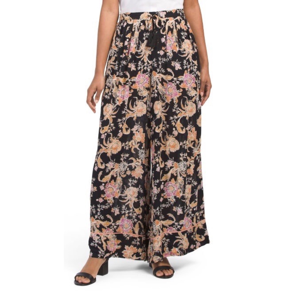 FREE PEOPLE Wide Leg Bali Wildflower Pants